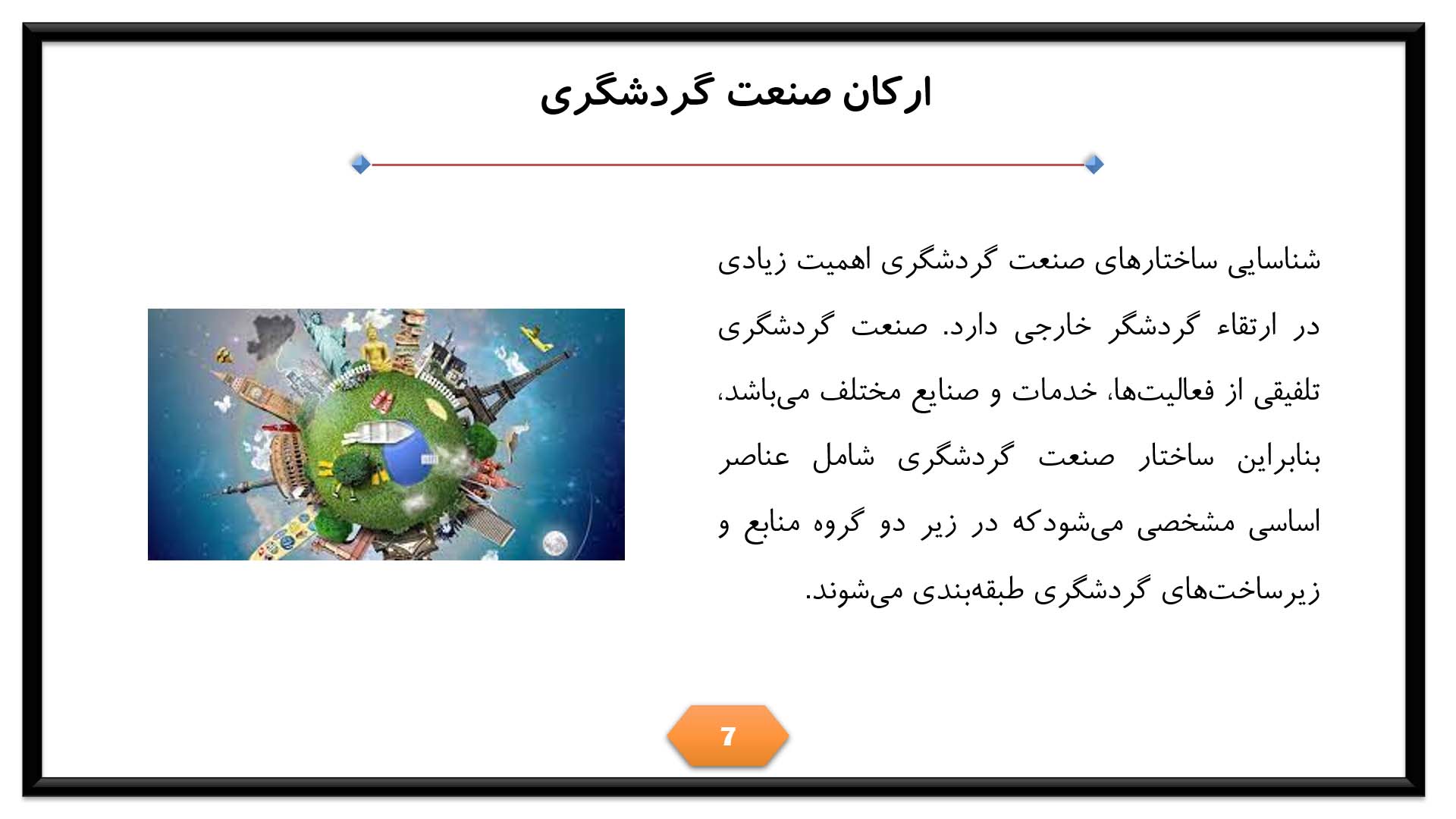 پاورپوینت در مورد اقتصاد گردشگری